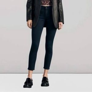 Rag & Bone High‎ Rise Skinny In Indigo Size 25